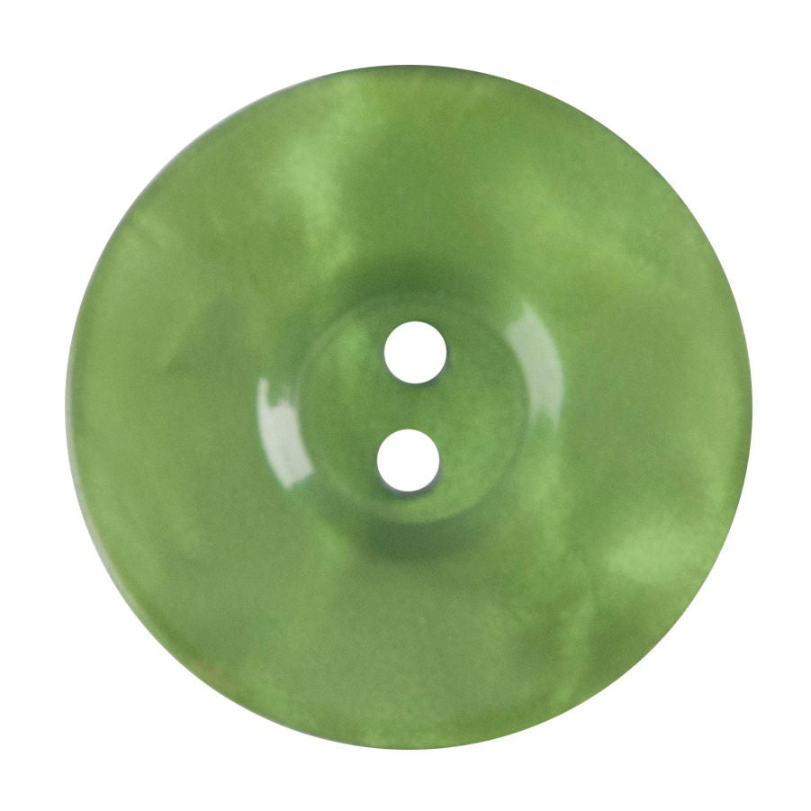 S2424 - SEHLBACH B BUTTON DAPPLED GREEN 2 HOLE LARGE  X20