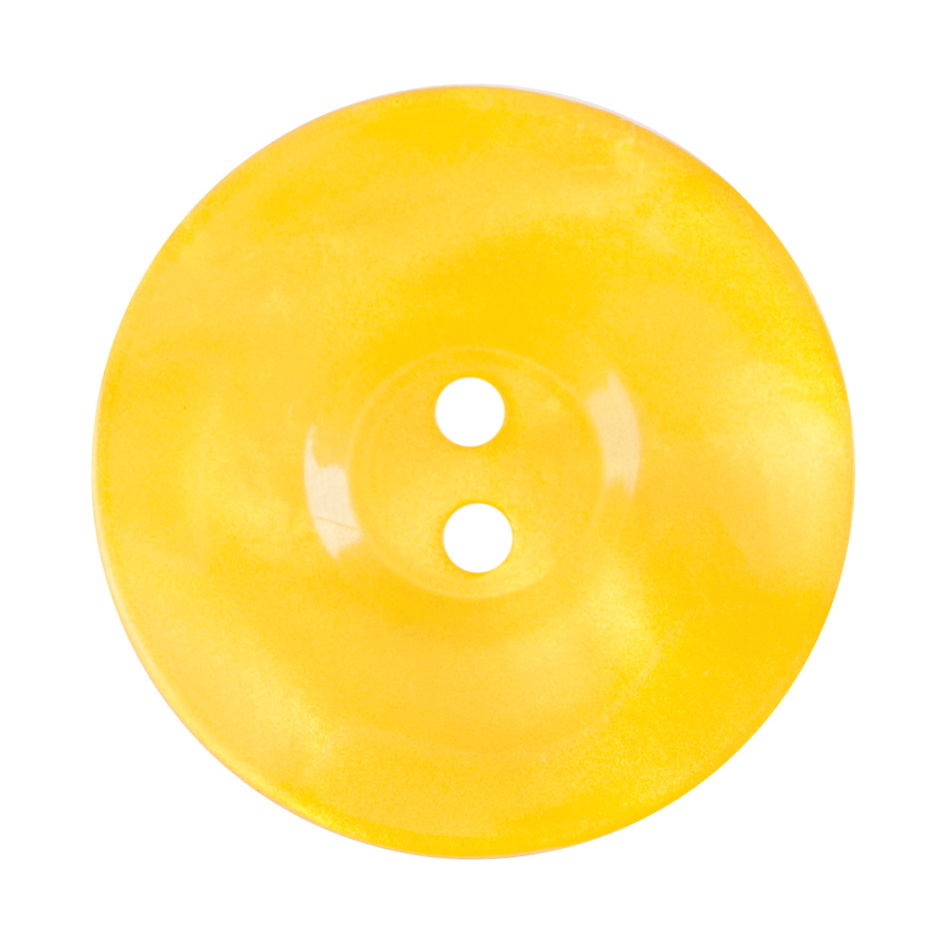 S2425 - SEHLBACH B BUTTON DAPPLED YELLOW 2 HOLE LARGE  X20