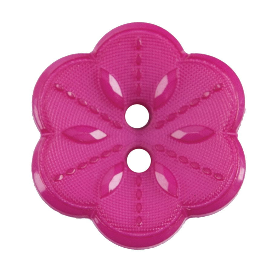 S2433 - SEHLBACH B BUTTON NYLON FLOWER PINK 2 HOLE MED