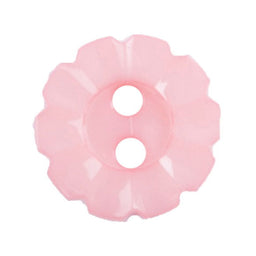 S2487 - SEHLBACH B BUTTON NYLON NOTCHED PINK 2 HOLE SMALL