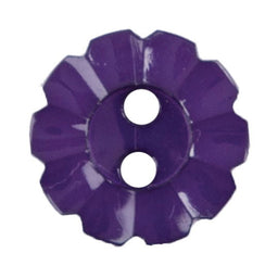 S2490 - SEHLBACH B BUTTON NYLON NOTCHED PURPLE 2 HOLE SMALL