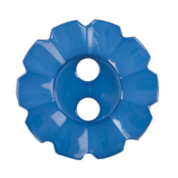 S2491 - SEHLBACH B BUTTON NYLON NOTCHED BLUE 2 HOLE SMALL