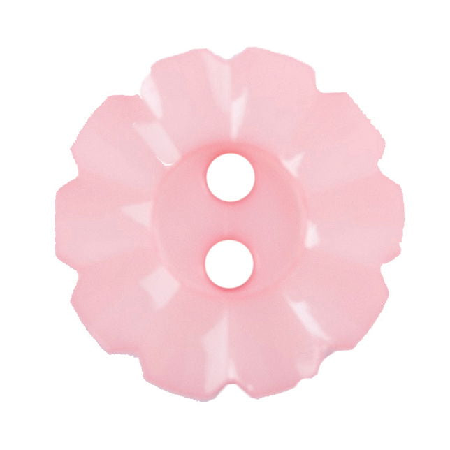 S2493 - SEHLBACH B BUTTON NYLON NOTCHED P PINK 2 HOLE MED
