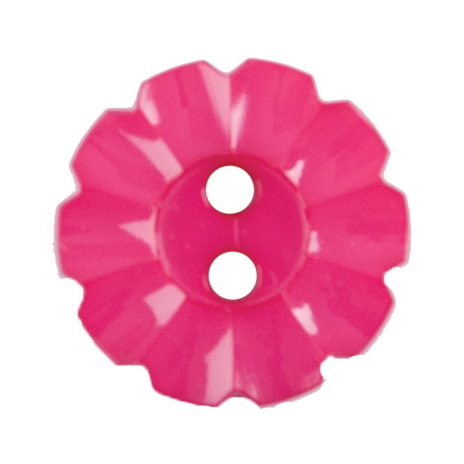 S2494 - SEHLBACH B BUTTON NYLON NOTCHED CERISE 2 HOLE MED