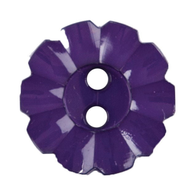 S2496 - SEHLBACH B BUTTON NYLON NOTCHED PURPLE 2 HOLE MED