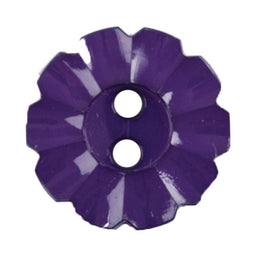 S2496 - SEHLBACH B BUTTON NYLON NOTCHED PURPLE 2 HOLE MED