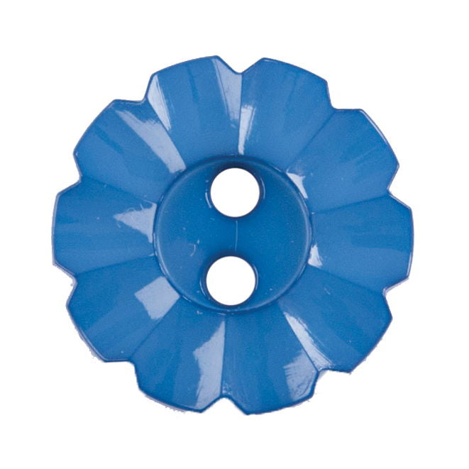 S2497 - SEHLBACH B BUTTON NYLON NOTCHED BLUE 2 HOLE MED