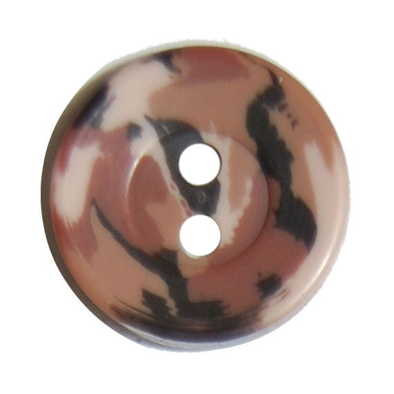 S2544 - SEHLBACH B BUTTONS CAMOUFLAGE BROWN PK30