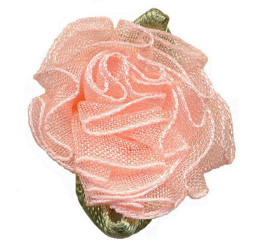 SDR714 - **SHEER DOUBLE ROSE 714 PETAL PEACH