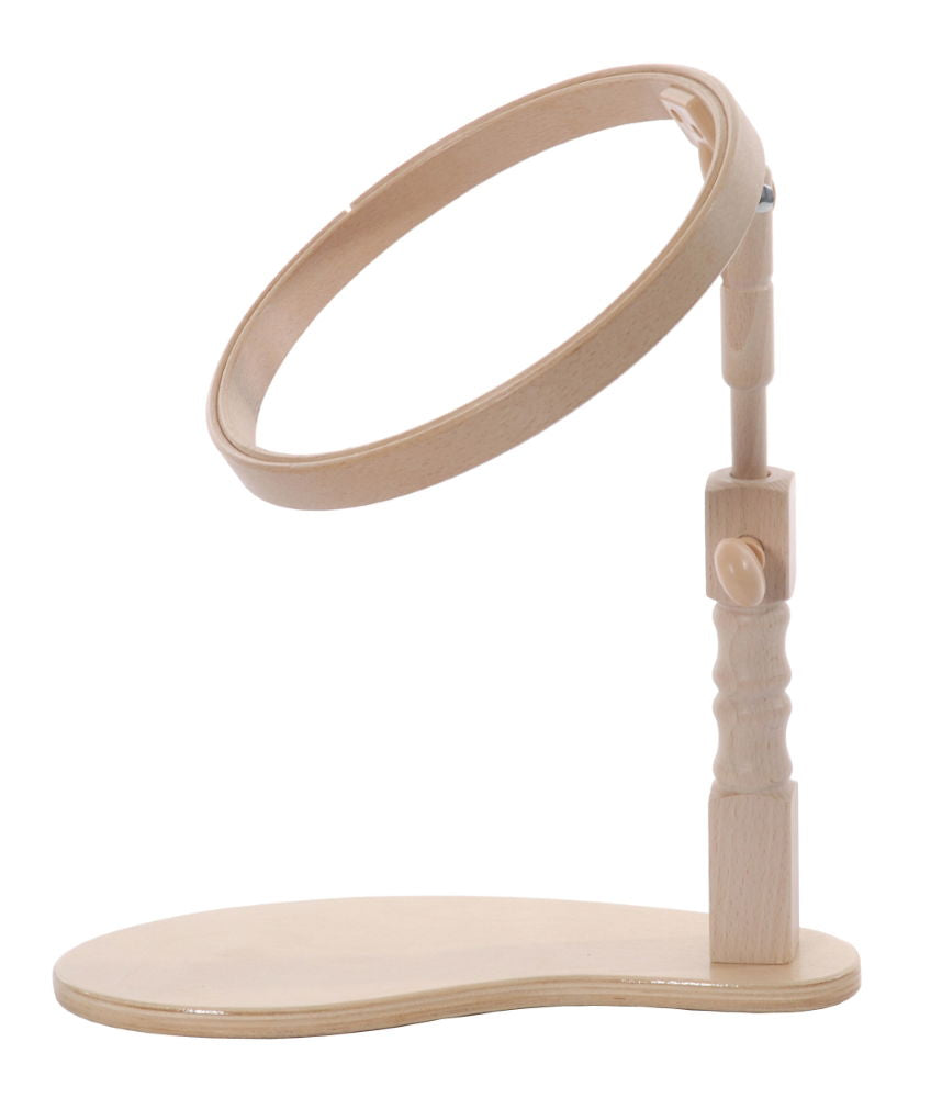 SEAT8 - 20 cm WOOD HOOP SEAT FRAME 8 inch (Beech/Birch) (Elbesee)