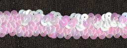 SF801-MOP - ELASTICATED SEQUIN TRIM 2cm - M.O. PEARL