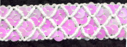 SF802-MOP - SEQUIN & THREAD TRIM 2cm - M.O. PEARL