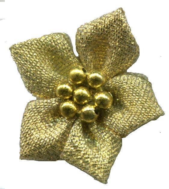 SFG - STAR FLOWER RIBBON ALL GOLD