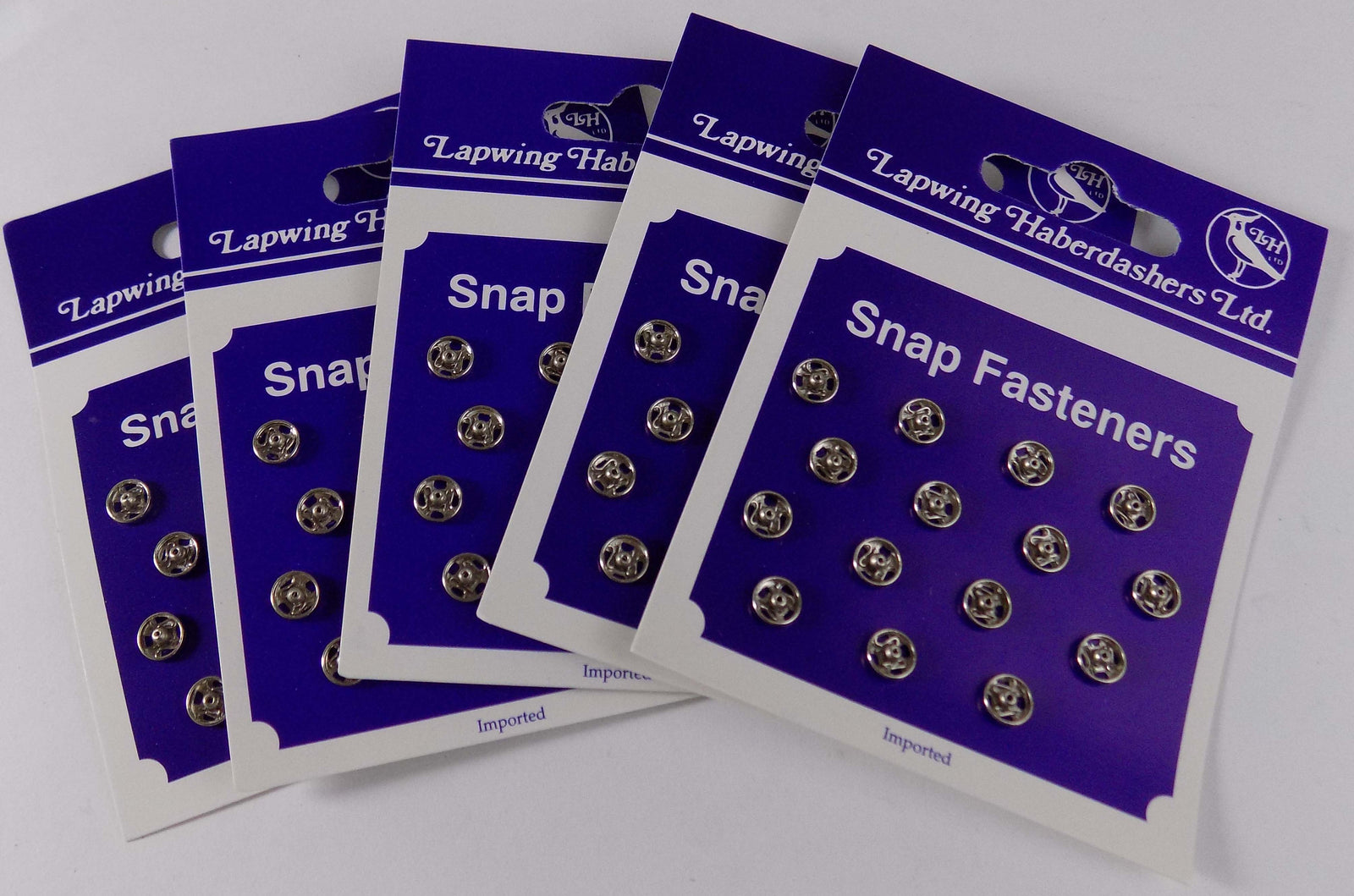 SFOOW - ** SNAP WHITE SIZE OO (6MM) 15/CARD