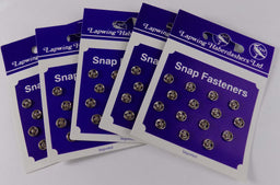 SFOOW - ** SNAP WHITE SIZE OO (6MM) 15/CARD