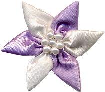 SFTT029-430 - --STAR FLOWER TWO TONE WHITE/ORCHID