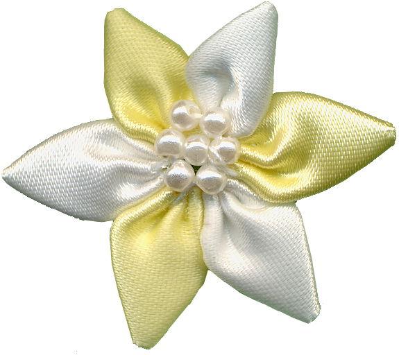 SFTT029-617 - --STAR FLOWER TWO TONE WHITE/B MAIZE