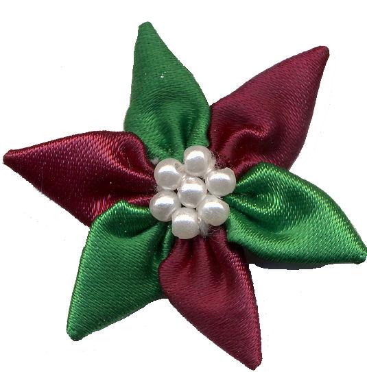 SFTT580-275 - --STAR FLOWER TWO TONE EMERALD/WINE