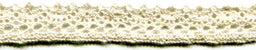 SL02-15-NAT - SUPER RIBBON COTTON  LACE 15mm NATURAL