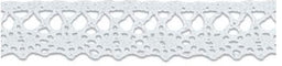 SL02-15-WHT - SUPER RIBBON COTTON LACE 15mm WHITE