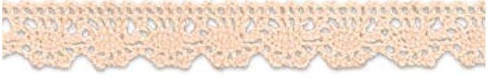 SL03-9-NAT - SUPER RIBBON COTTON LACE 9mm NATURAL