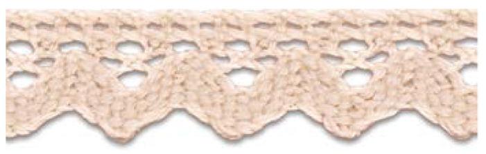 SL05-15-NAT - SUPER RIBBON COTTON LACE 15mm NATURAL