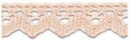 SL05-15-NAT - SUPER RIBBON COTTON LACE 15mm NATURAL