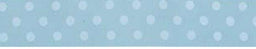 SR1204-25-13 - SUPER RIBBON POLKA DOT 25mm 13 BLUE WHITE DOT