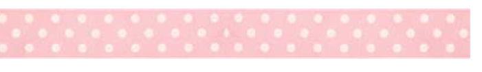 SR1204-7-117-029 - SUPER RIBBON MICRO DOTS 7mm 117 BABY PINK WHITE DOTS