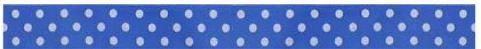 SR1204-7-350-029 - SUPER RIBBON MICRO DOTS 7mm 350 BLUE WHITE DOTS