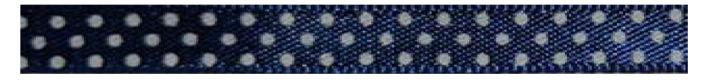 SR1204-7-370-029 - SUPER RIBBON MICRO DOTS 7mm 370 NAVY BLUE WHITE DOTS