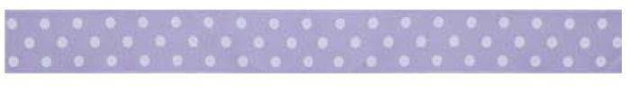 SR1204-7-430-029 - SUPER RIBBON MICRO DOTS 7mm 430 PURPLE WHITE DOTS