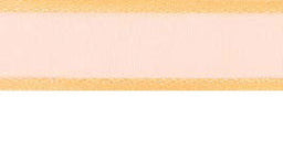 SR1206-10-08 - SUPER RIBBON ORGANZA SATIN EDGE 10mm 08 HONEY YELLOW