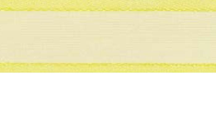 SR1206-15-02 - SUPER RIBBON ORGANZA SATIN EDGE 15mm 02 BRIGHT YELLOW