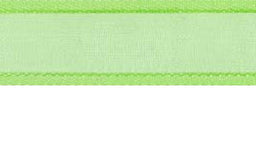 SR1206-15-03 - SUPER RIBBON ORGANZA SATIN EDGE 15mm 03 FLUORESCENT GREEN