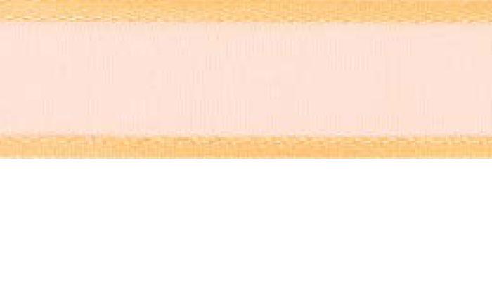 SR1206-15-08 - SUPER RIBBON ORGANZA SATIN EDGE 15mm 08 HONEY YELLOW