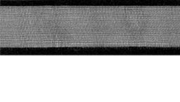 SR1206-15-14 - SUPER RIBBON ORGANZA SATIN EDGE 15mm 14 BLACK