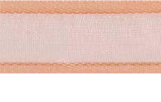 SR1206-15-23 - SUPER RIBBON ORGANZA SATIN EDGE 15mm 23 RUST
