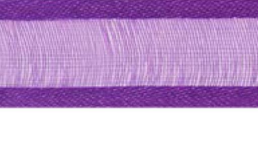 SR1206-15-31 - SUPER RIBBON ORGANZA SATIN EDGE 15mm 31 PURPLE