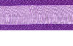 SR1206-15-31 - SUPER RIBBON ORGANZA SATIN EDGE 15mm 31 PURPLE