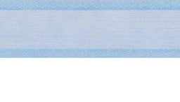 SR1206-25-12 - SUPER RIBBON ORGANZA SATIN EDGE 25mm 12 LIGHT BLUE