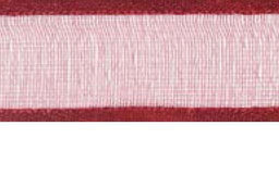 SR1206-25-21 - SUPER RIBBON ORGANZA SATIN EDGE 25mm 21 DUSTY BURGUNDY
