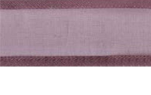 SR1206-25-22 - SUPER RIBBON ORGANZA SATIN EDGE 25mm 22 GRAPE