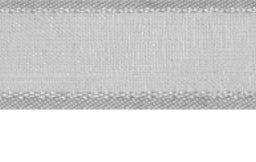 SR1206-40-27 - SUPER RIBBON ORGANZA SATIN EDGE 40mm 27 SILVER GREY