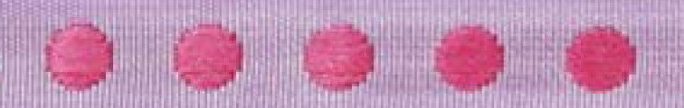 SR1208-10-04 - SUPER RIBBON DOTS 10mm 04 RED DOTS ON PURPLE BACKGROUND