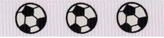 SR1217-12-029 - SUPER RIBBON FOOTBALL 12mm 029 WHITE
