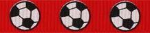 SR1217-12-250 - SUPER RIBBON FOOTBALL 12mm 250 RED