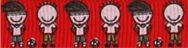 SR1218-12-250 - SUPER RIBBON FOOTBALL CHILDREN 12mm 250 RED