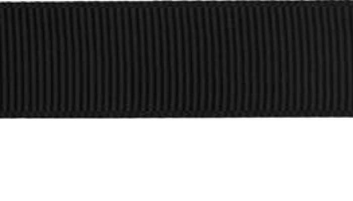 SR1402-25-030 - SUPER RIBBON GROSGRAIN 25mm 030 BLACK