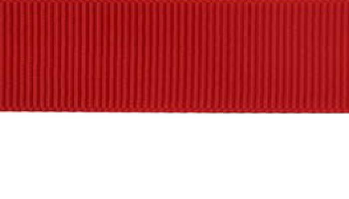 SR1402-25-250 - SUPER RIBBON GROSGRAIN 25mm 250 RED